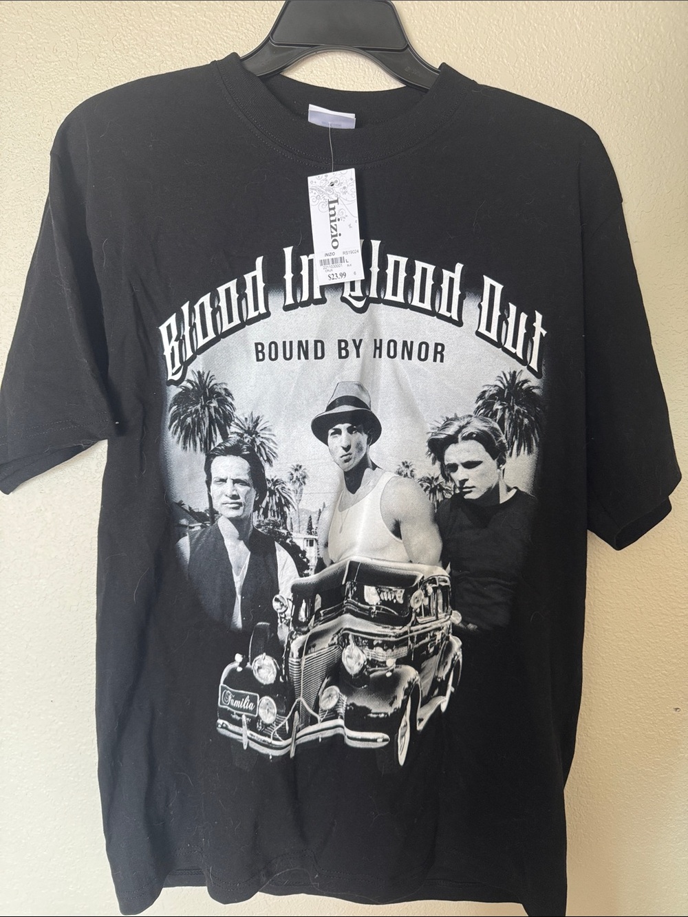 Bound By Honor Vintage Graphic Tee - Black